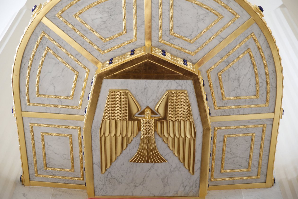 Igreja do Espírito Santo Am Steinhof (Igreja Leopld), Viena, Áustria (foto) de Otto Wagner