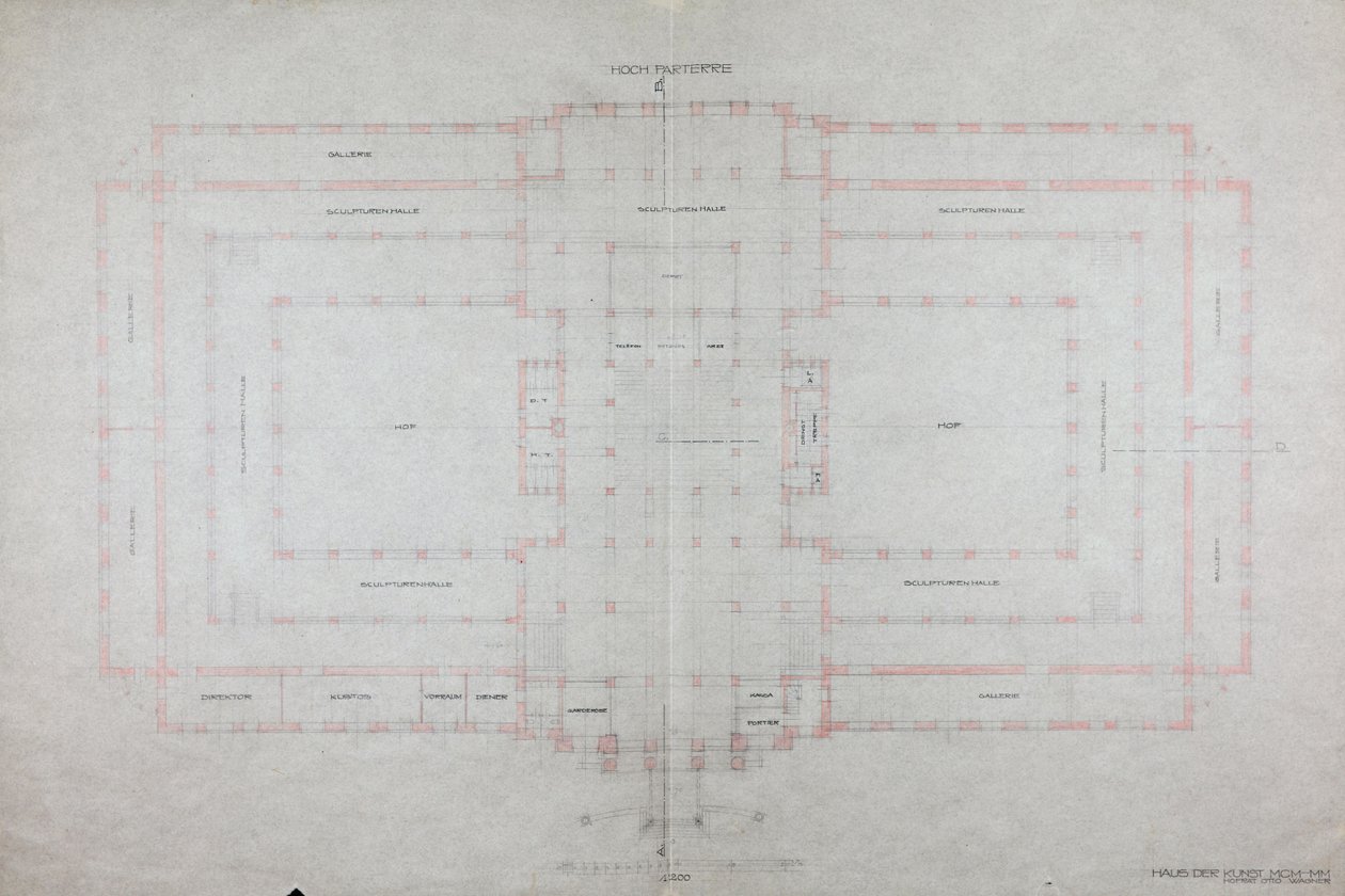 Projeto para uma "Casa de Arte MCM-MM" de Otto Wagner