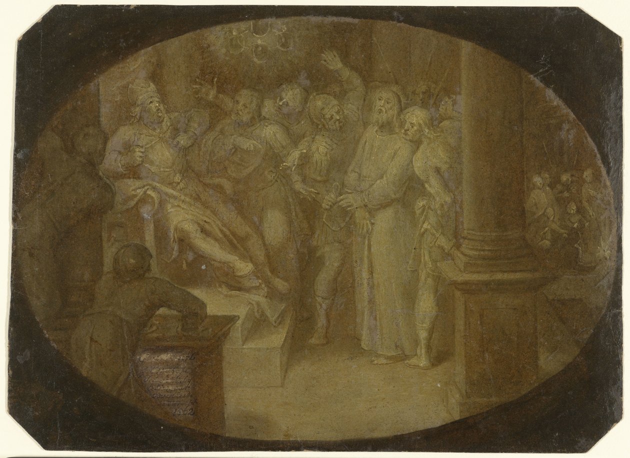Cristo diante de Pilatos de Otto van Veen