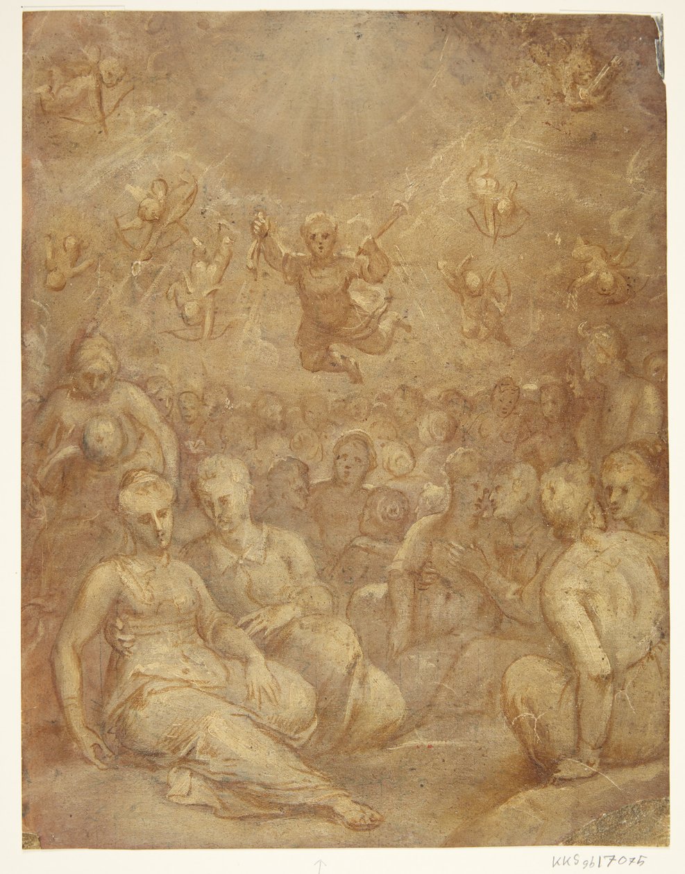 Cena mitológica (?) de Otto van Veen