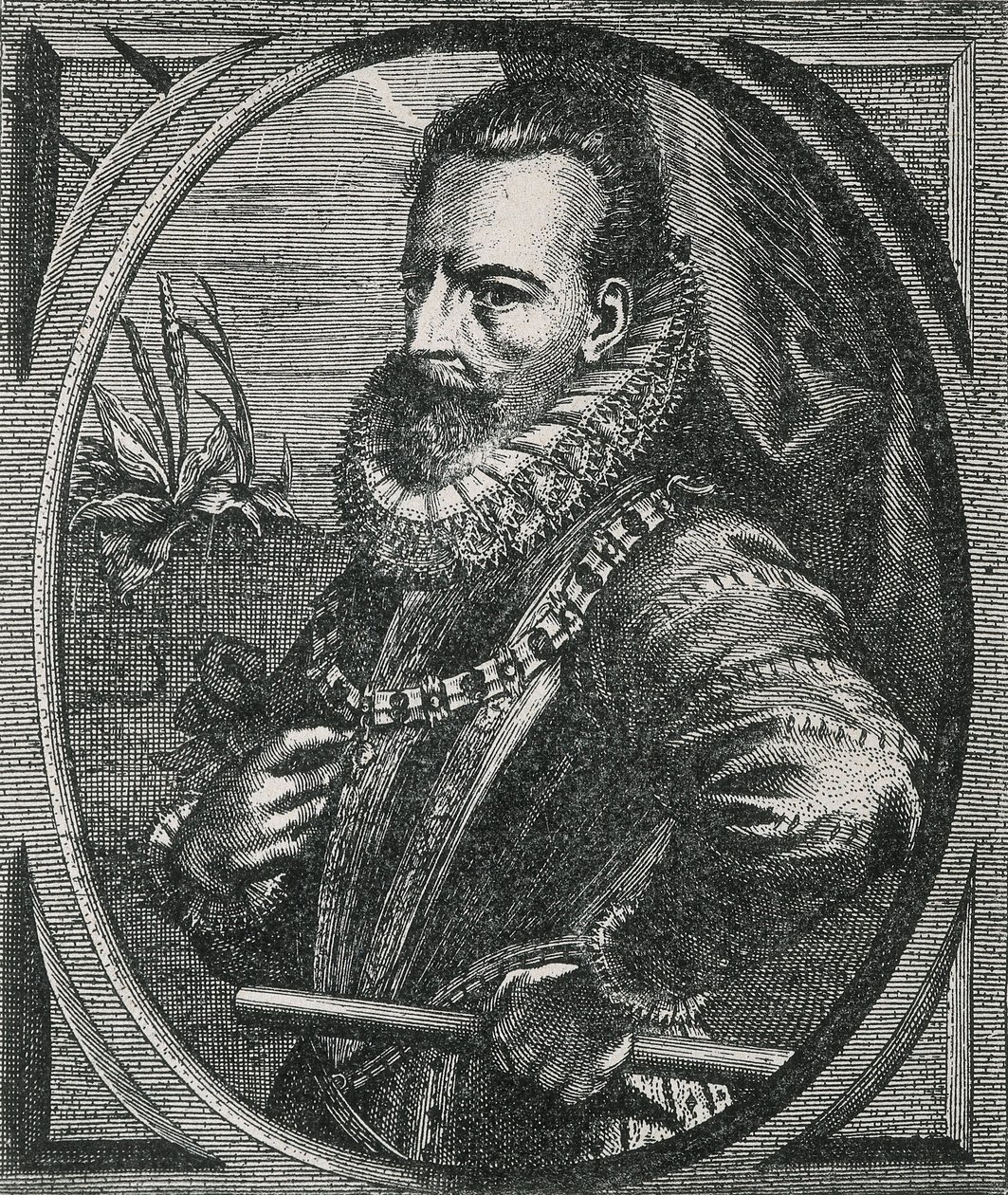 Retrato do condomínio Alexander (Alessandro) Farnese, Duque de Parma, governador dos Países Baixos (1545-1592), depois de Otto van Veen (1556-1629) (gravura) de Otto van Veen