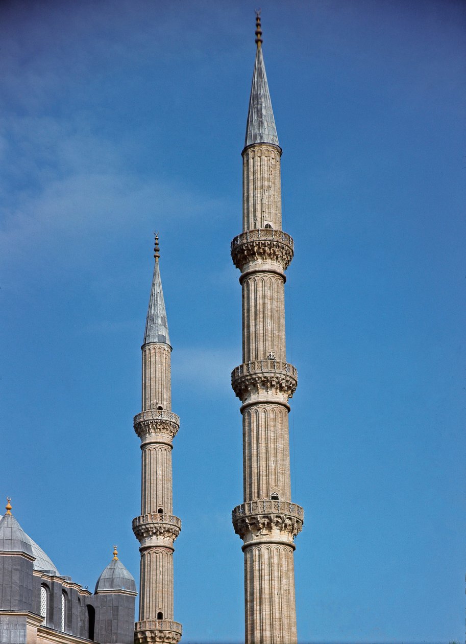 Detalhe dos Minaretes (1575) de Ottoman School