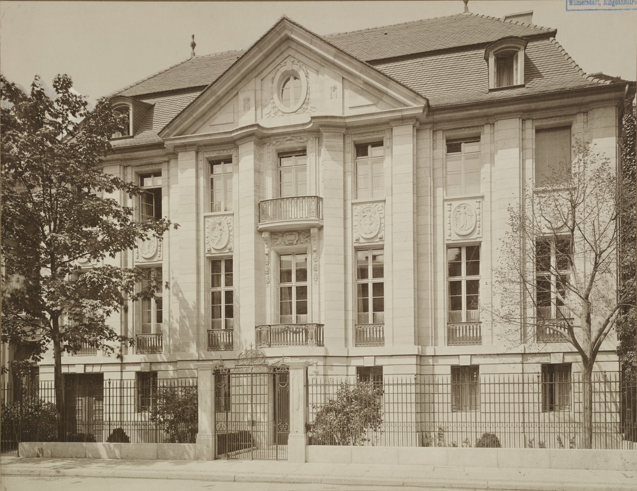 Messel, Alfred - Berlim - Residência Dr. Eduard Simon, antiga Victoriastrasse 7 - 1902 1904 de Ottomar Anschütz