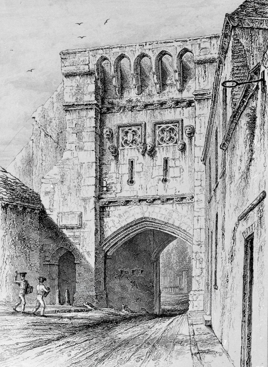 West Gate Winchester, c.1830 de Owen Brown Carter