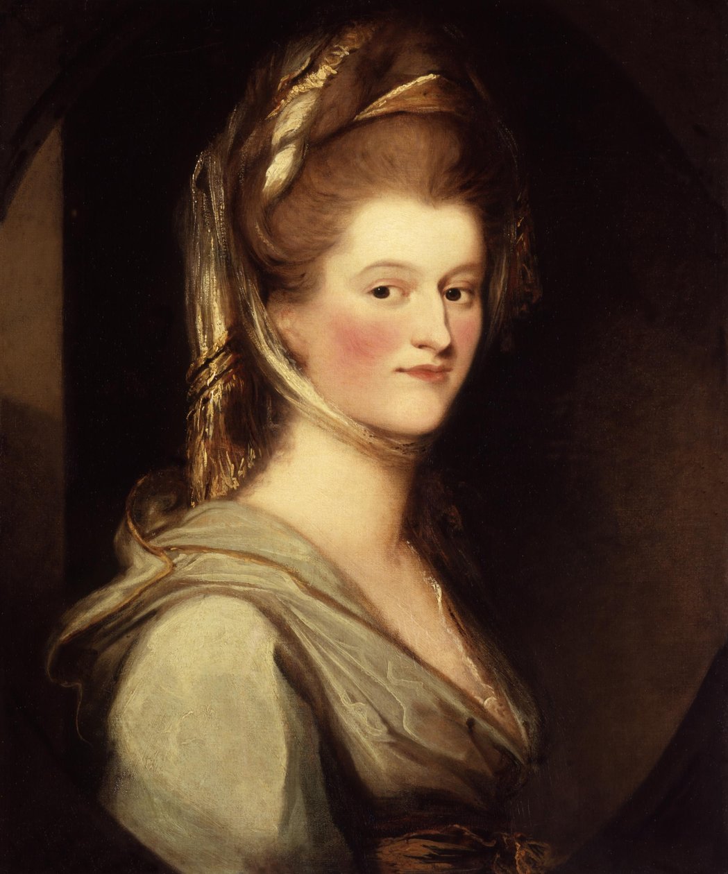 Elizabeth Craven (nascida Berkeley), margravina de Brandenburgo-Ansbach de Ozias Humphry