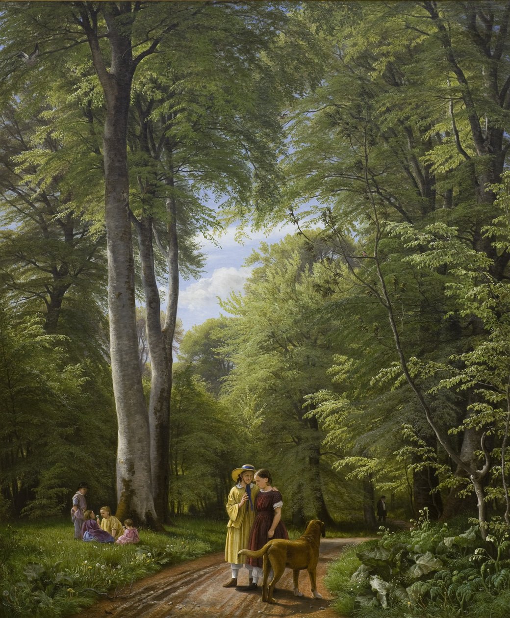 Floresta de faias em maio. Motivo de Iselingen de P. C. Skovgaard