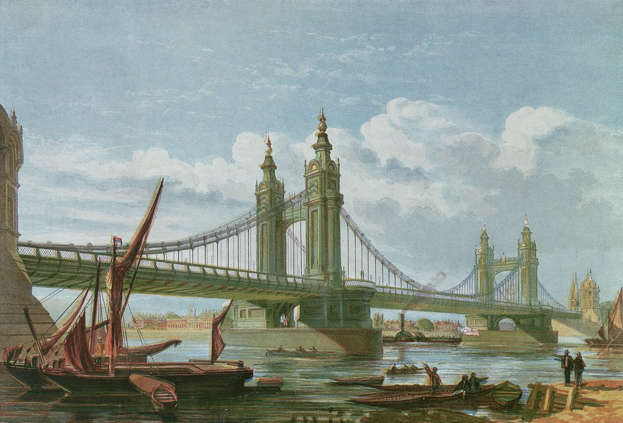 Vista, de, chelsea, ponte nova de P. N. Page