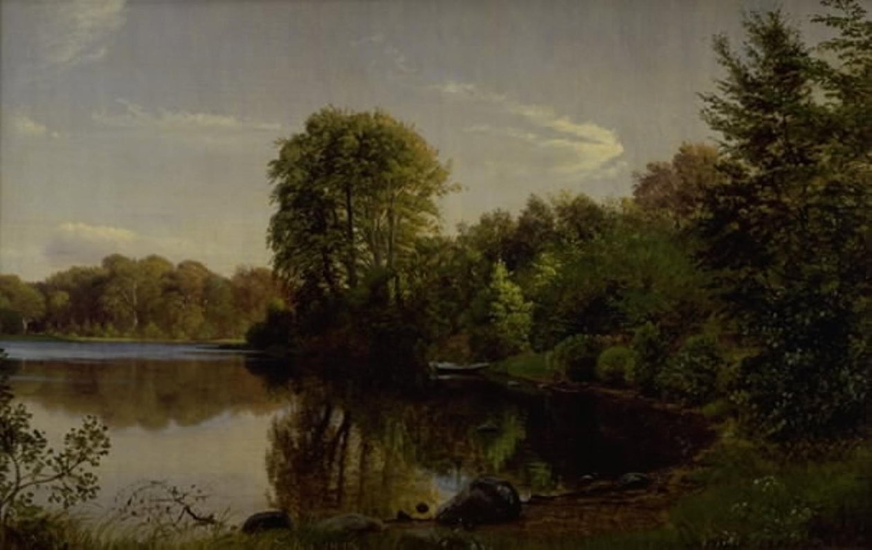Noite em Bondedammen em Hellebæk de P.C. Skovgaard