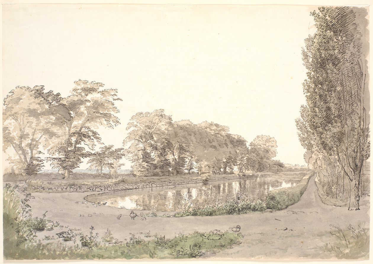 A barragem de Vogneserup de P.C. Skovgaard