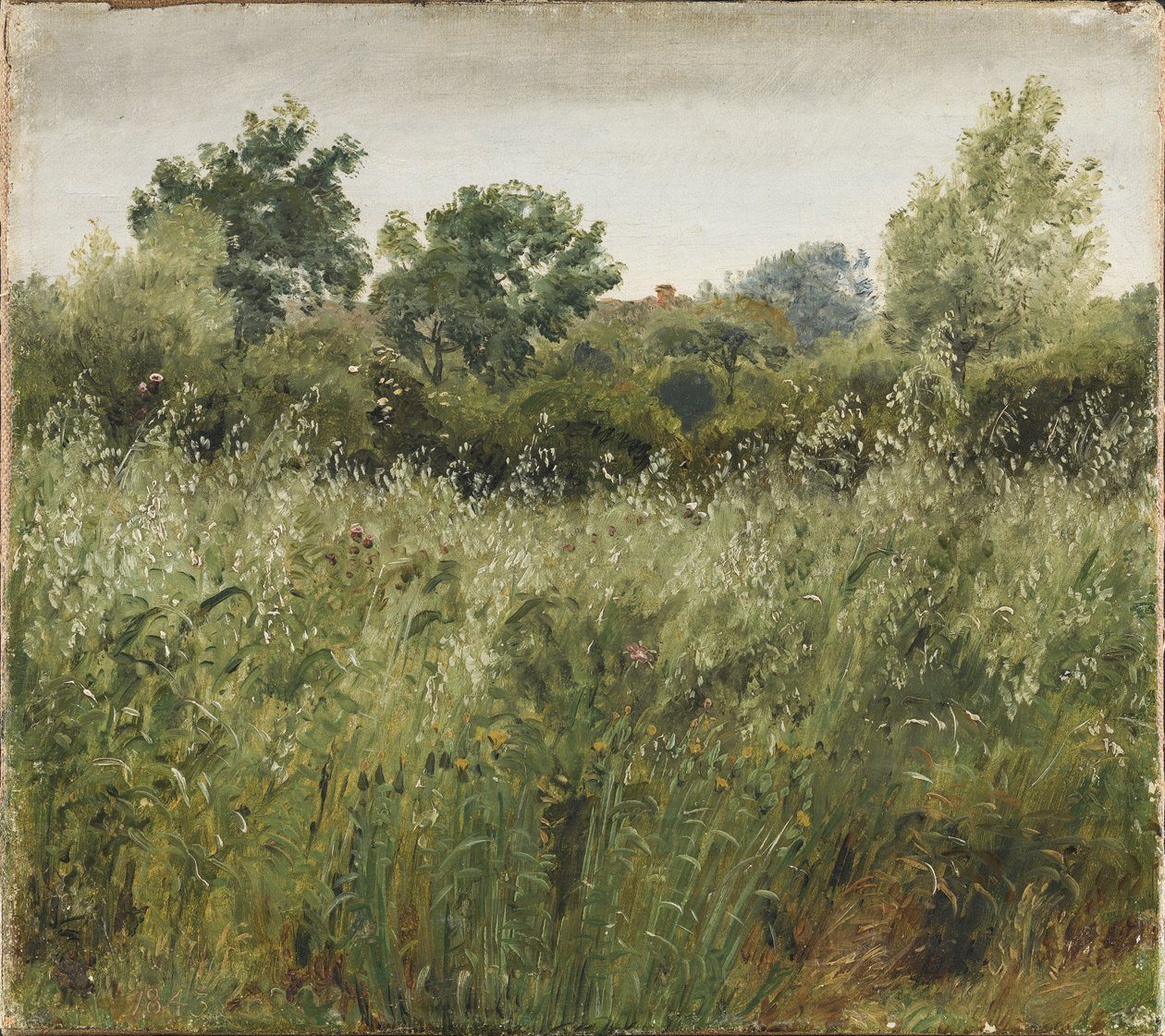 Campo de aveia perto de Vejby de P.C. Skovgaard