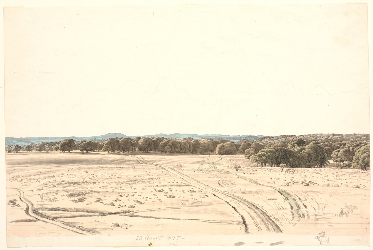 Da Planície Hermitage. de P.C. Skovgaard