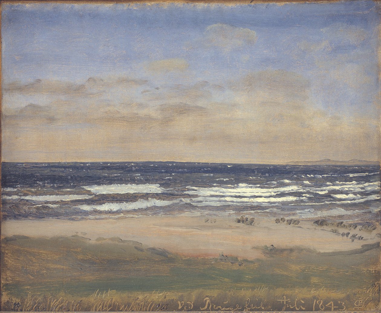 A praia em Rågeleje de P.C. Skovgaard