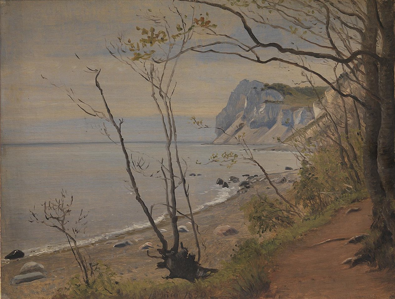 As falésias da ilha de Møn de P.C. Skovgaard