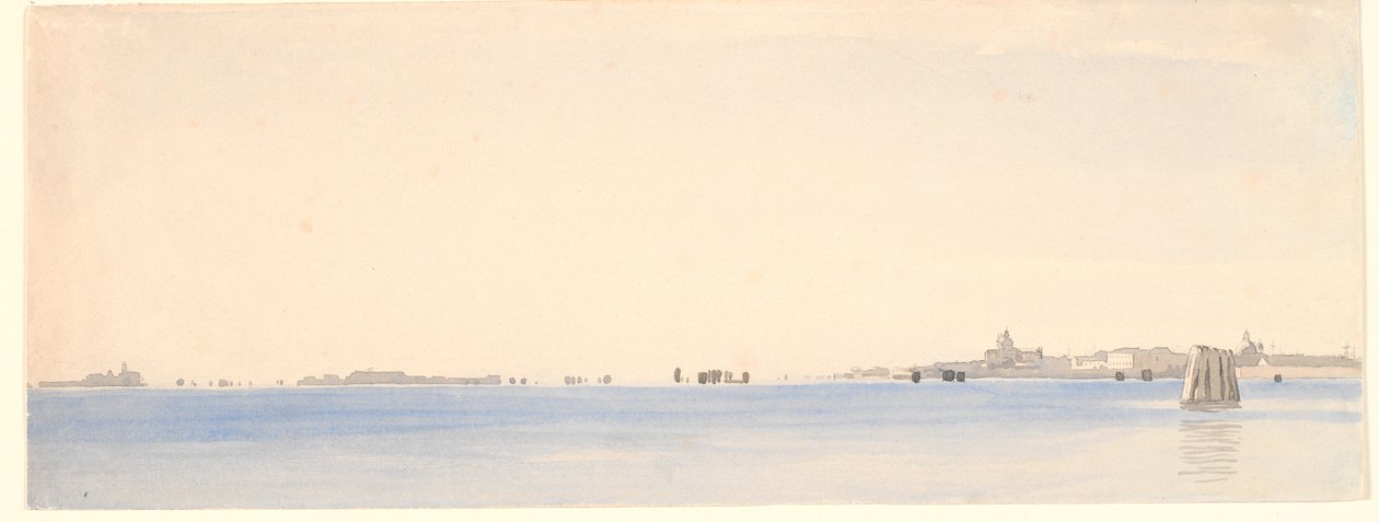 Veneza, vista da lagoa de P.C. Skovgaard