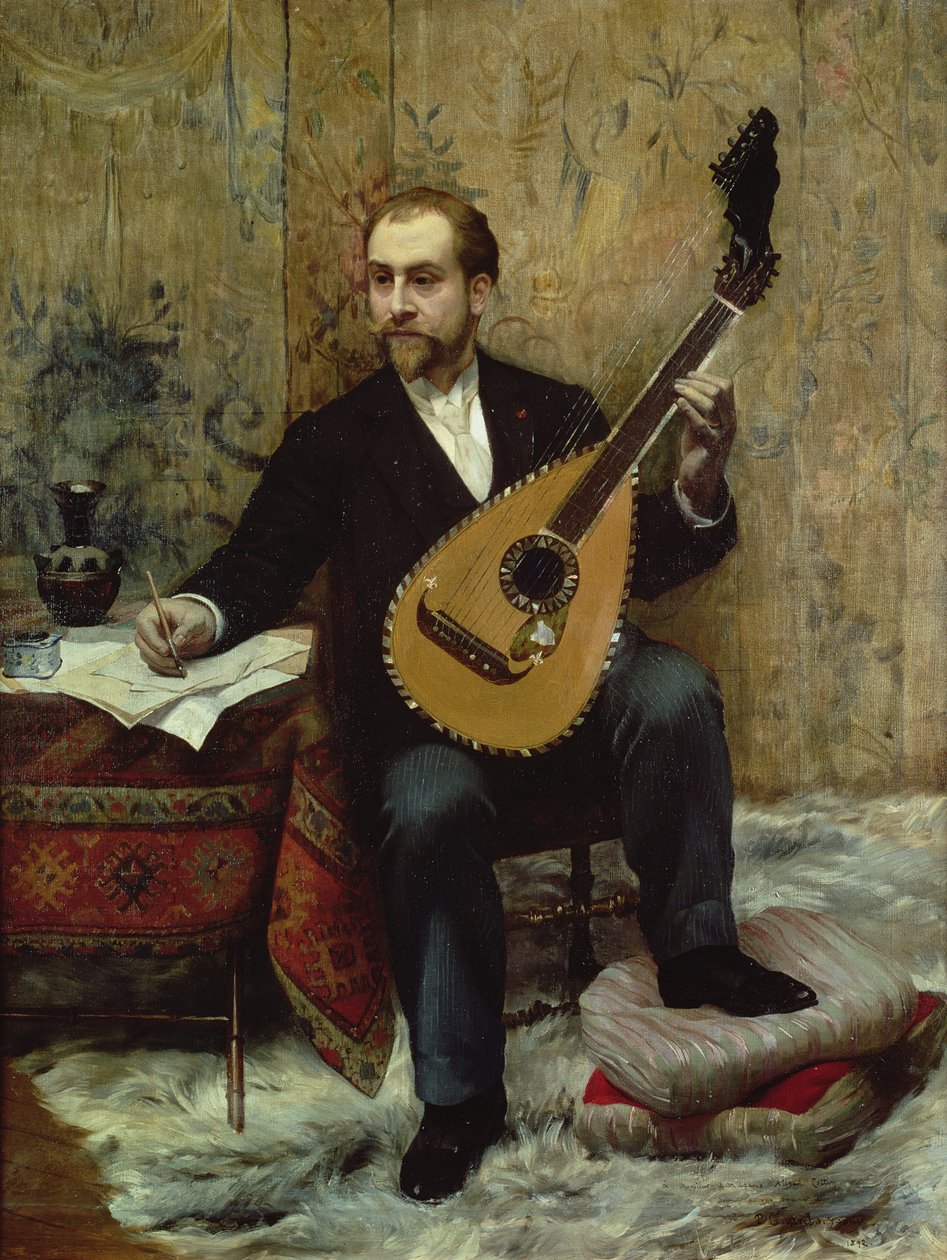 O compositor do século XIX de P.G. Archainbaud