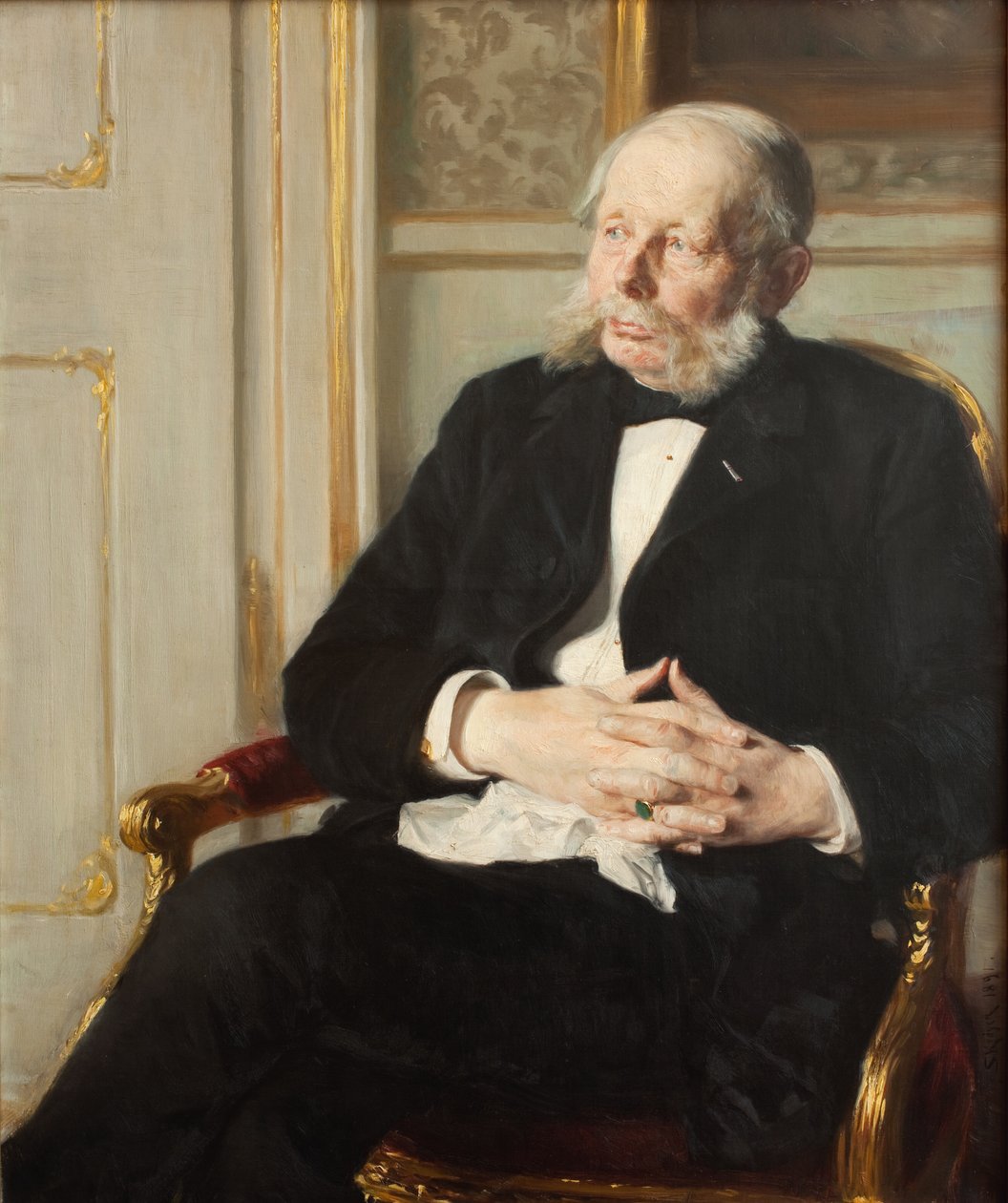 Barão Otto Ditlev Rosenørn-Lehn de Peder Severin Krøyer