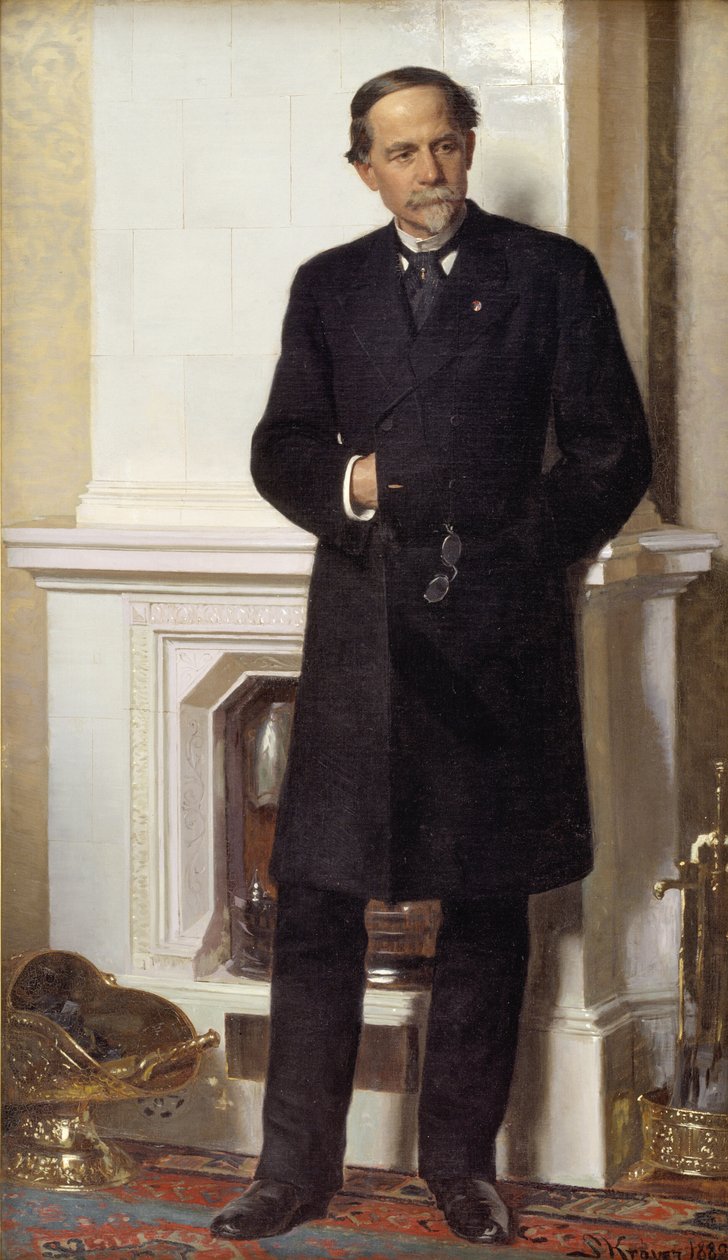 Retrato do arquiteto F. Meldahl de Peder Severin Krøyer