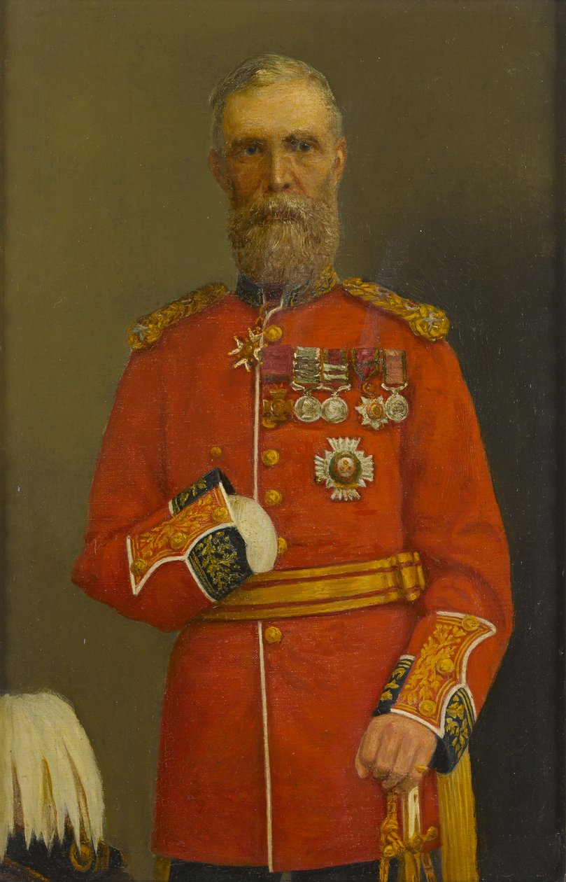 General Sir Mark Walker (óleo sobre tela) de P. A. Wilkins