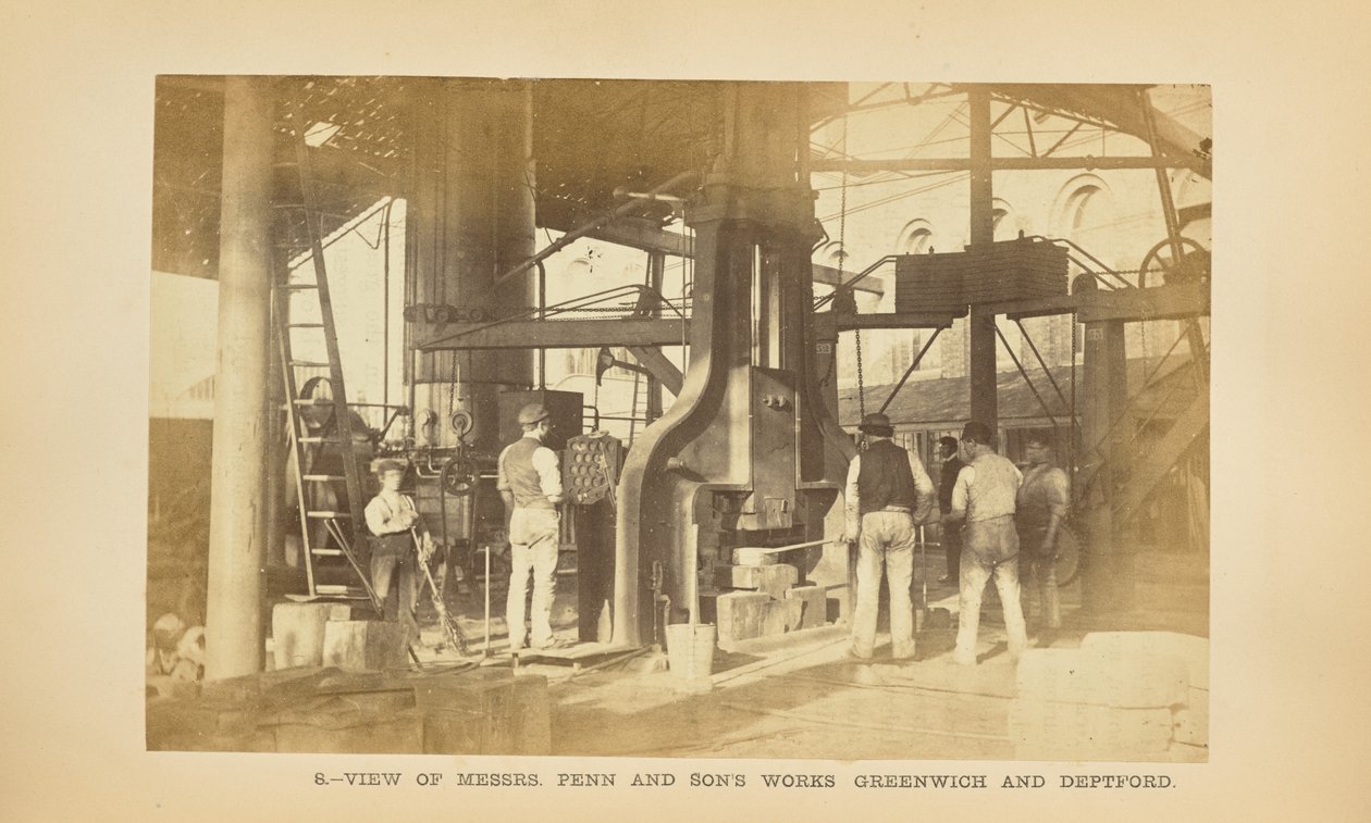 Fábricas dos Srs. Penn e Filho, Greenwich e Deptford: A forja de sucata de P. Barry