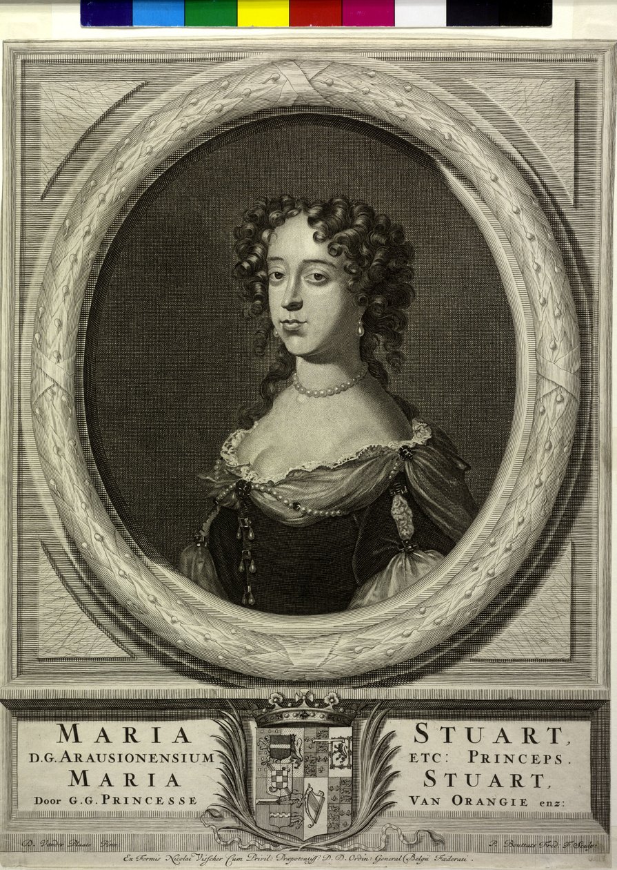 Rainha de Inglaterra Maria II de P. Bouttats