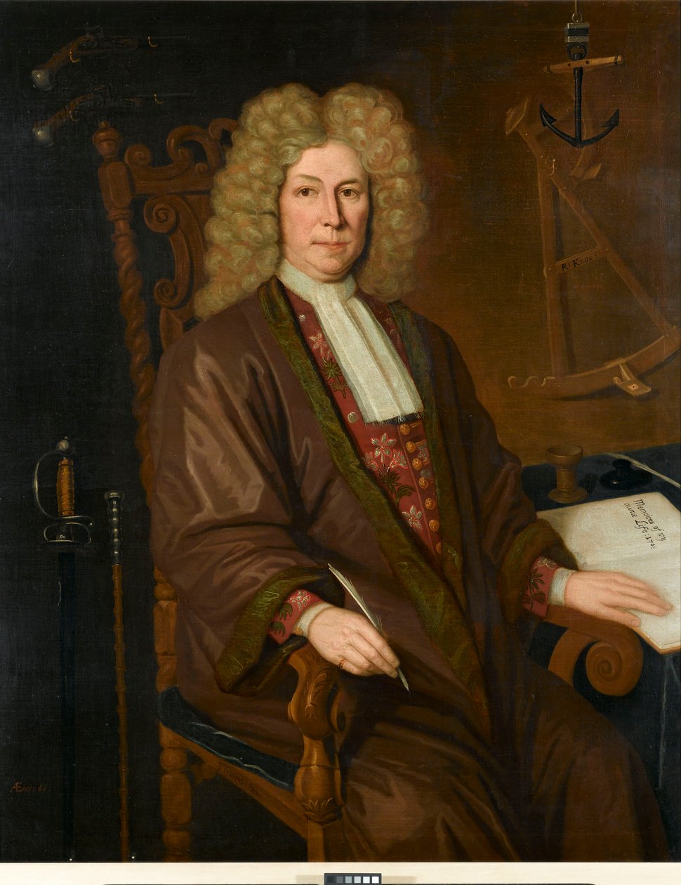 Capitão Robert Knox (1642-1720) da Companhia das Índias Orientais de P. Trampon