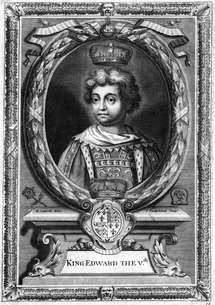 Rei Edward V da Inglaterra, 1470-1483. de P. Vanderbanck