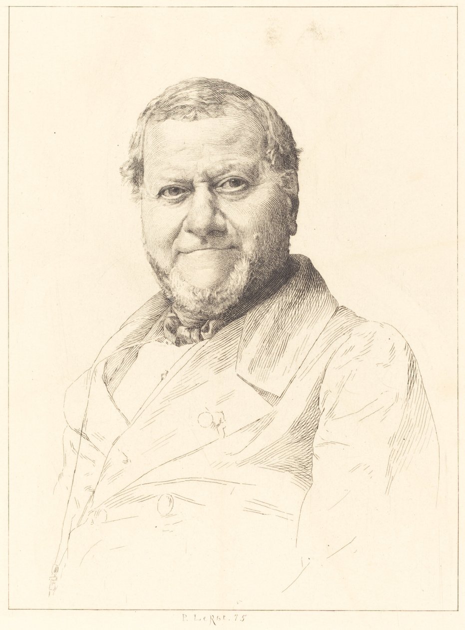 Retrato de um homem de P. le Robert
