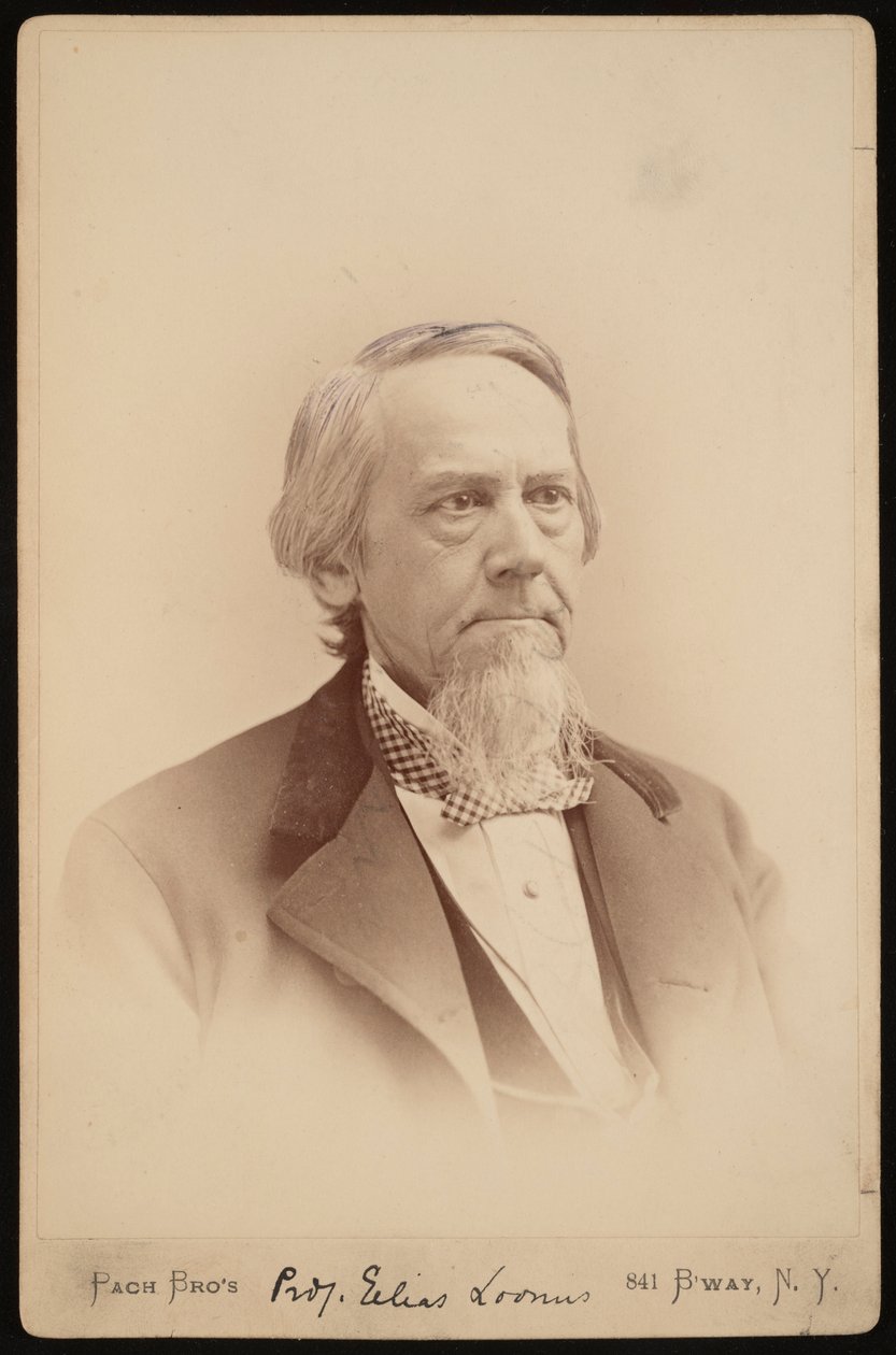 Retrato de Elias Loomis 1811-1889, Entre 1883 e 1889. de Pach Bros