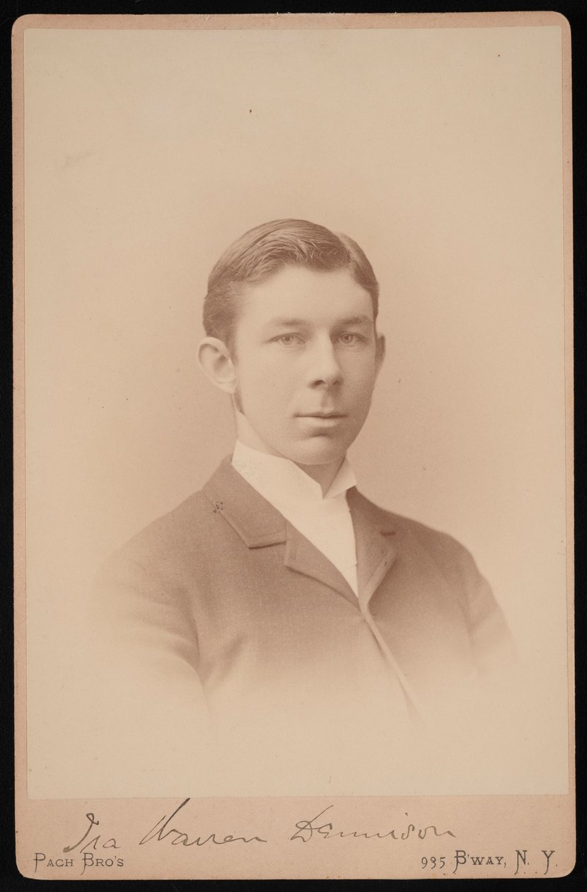 Retrato de Ira Warren Dennison, entre 1891 e 1893. de Pach Bros
