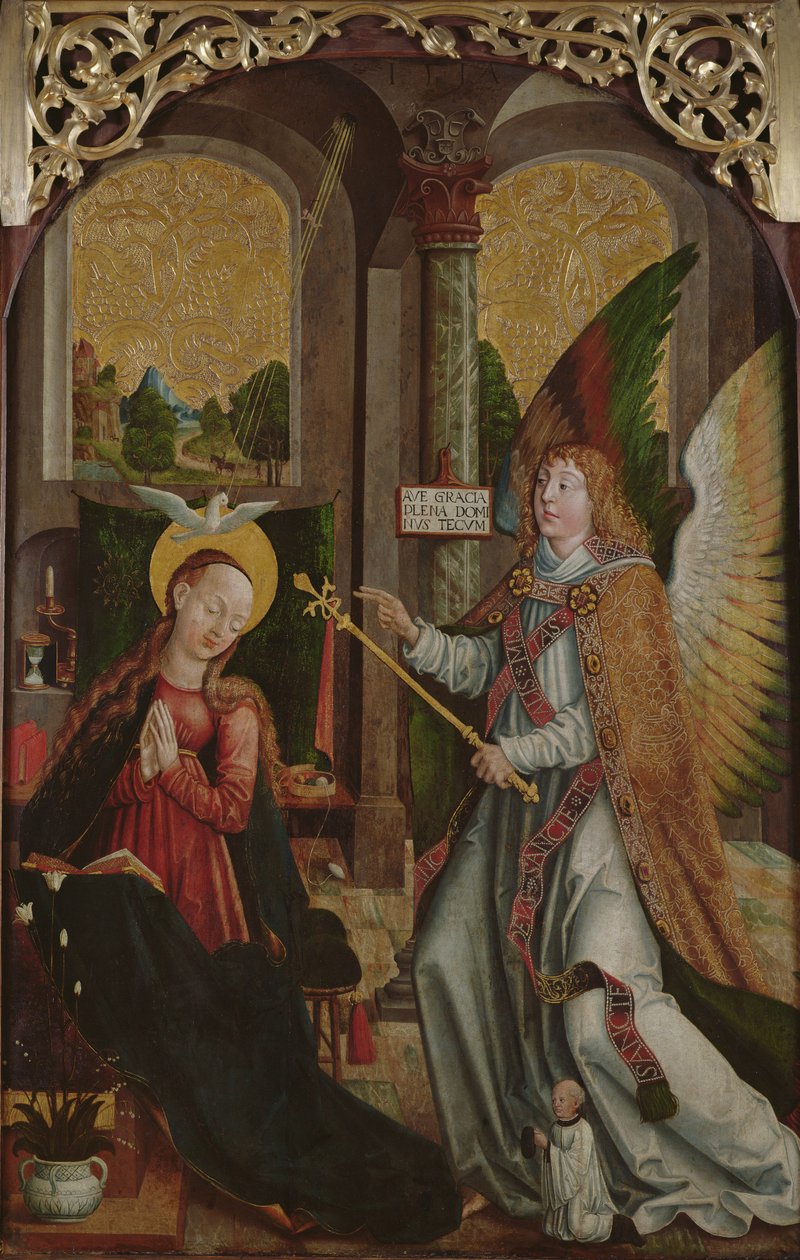 A Anunciação, 1517 de Painter Jerzy