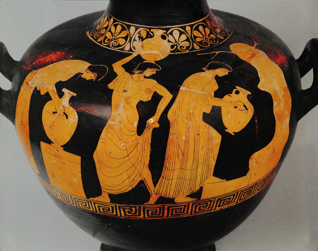 Mulheres thrakianas junto ao poço ... de Painter Aegisthus