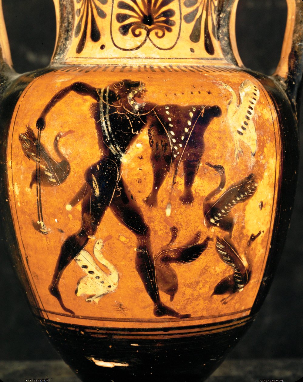 Hércules contra as aves de Stymphalian ... de Painter Diosphos
