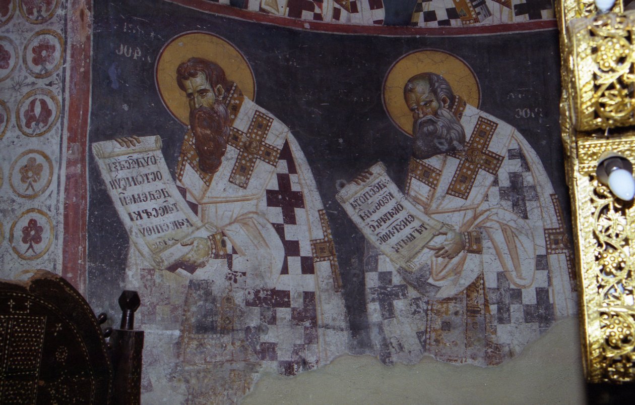 Frescos na Igreja dos Theotokos de Painters Michael Ephtichius