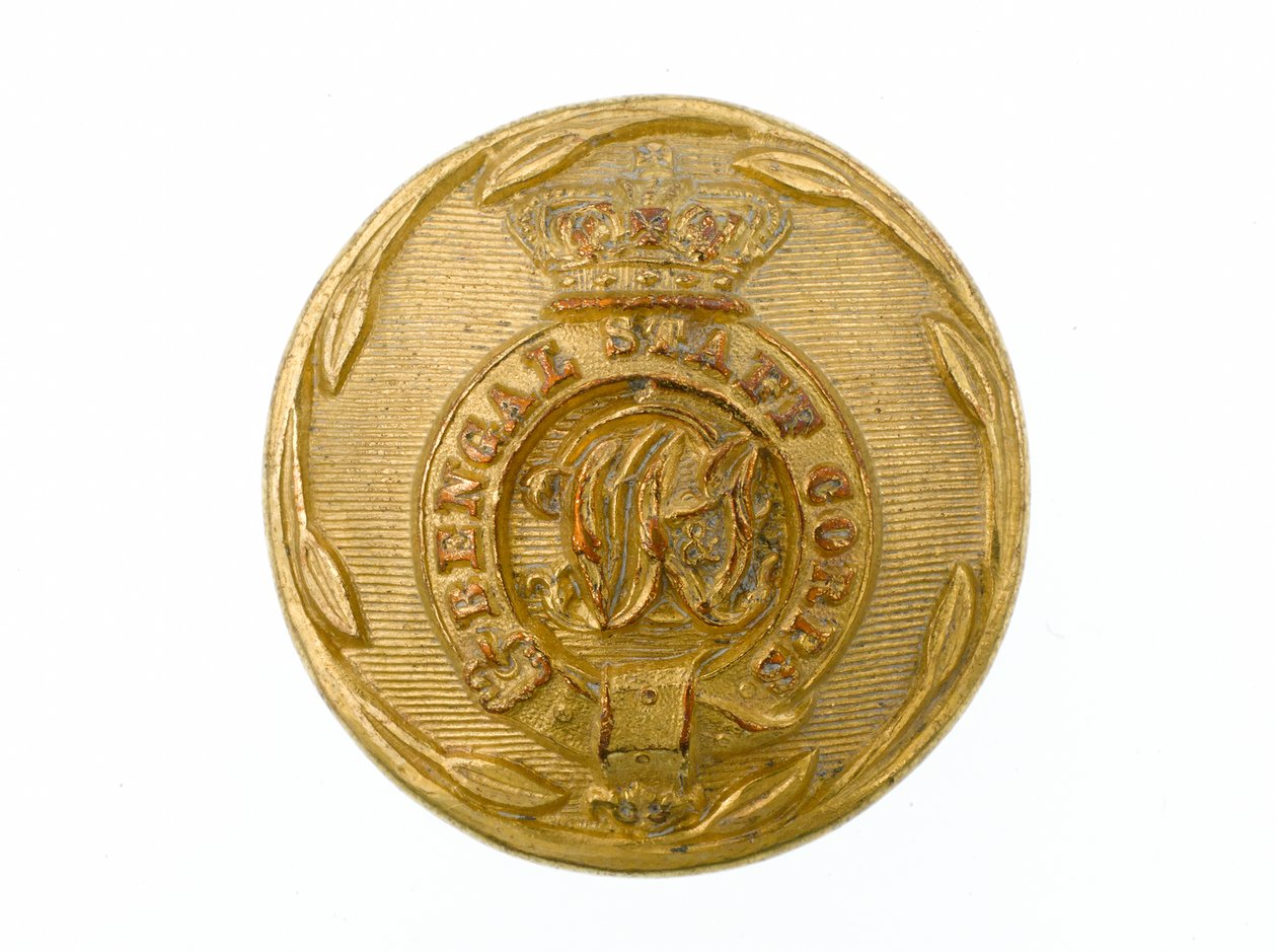 Button, Bengal Staff Corps, 1876-1891 de Pakistani School