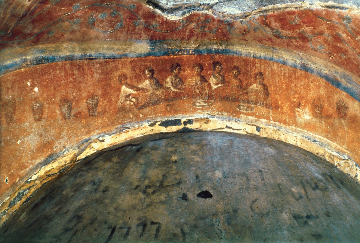 A Eucaristia (fresco) de Paleo Christian