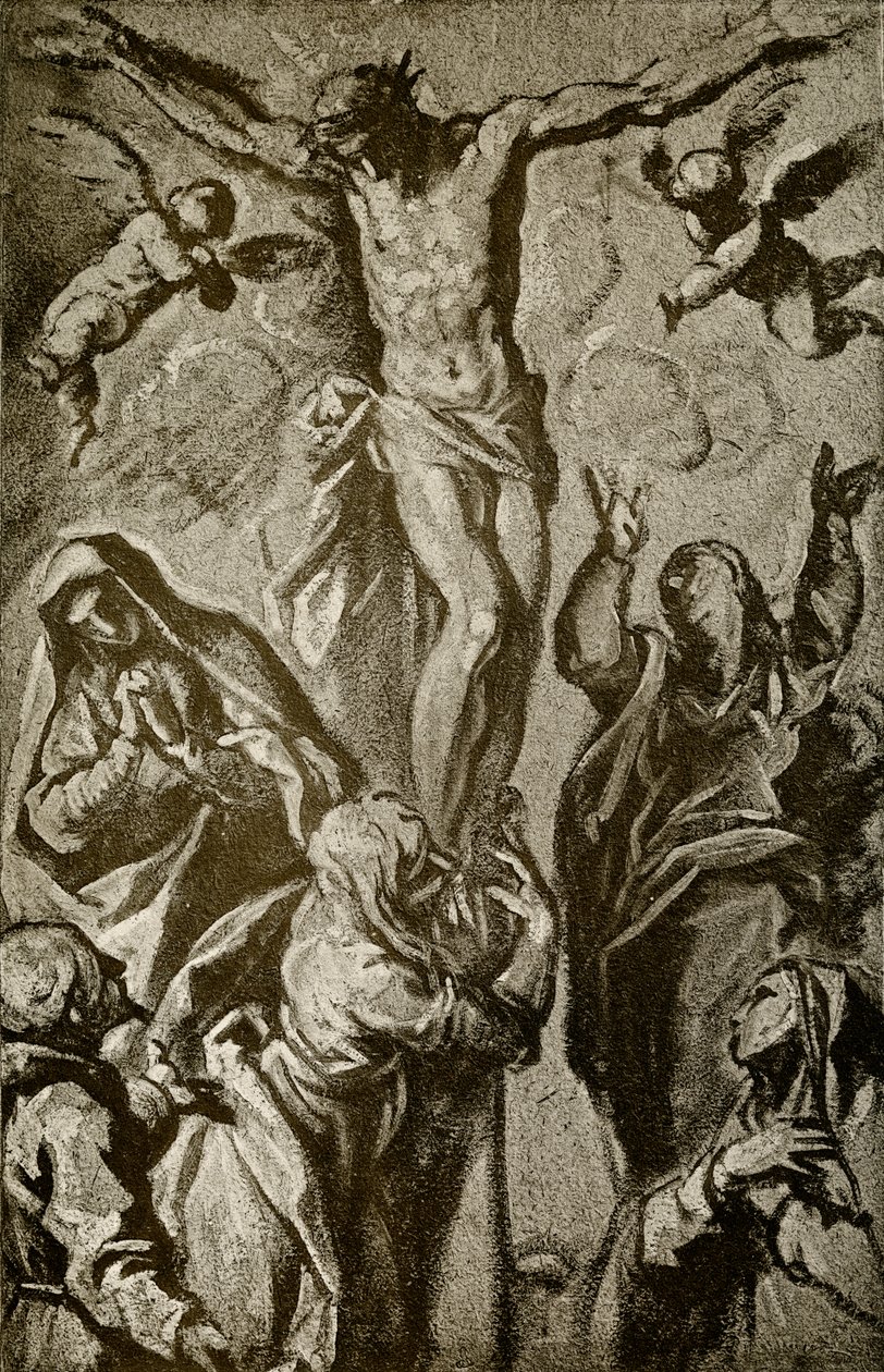 Cristo na cruz de Palma Il Giovane