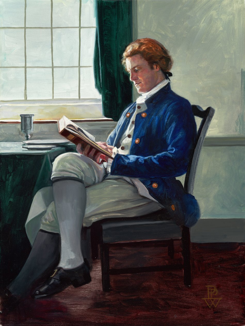 Jefferson na City Tavern, 2007 (óleo sobre tela) de Pamela Patrick White