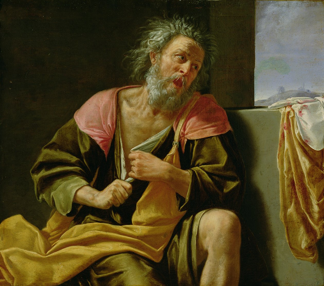 A agonia de Jacó, c.1648-52 de Paolo Emilio Besenzi