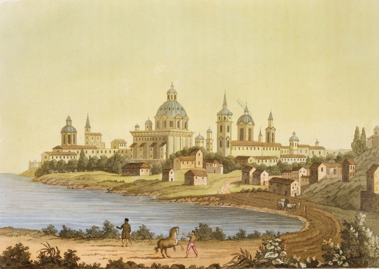 Georgetown, Guiana, de &39;The Old and Modern Costume&39;, Volume II, prato 33, de Jules Ferrario, publicado em c.1820s-30s de Paolo Fumagalli