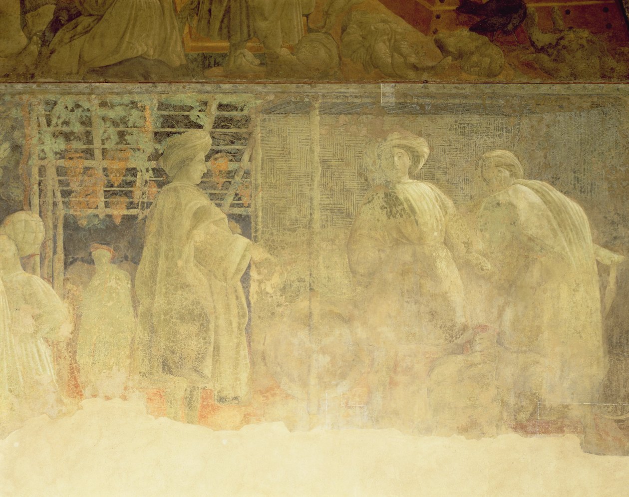 Embriaguez de Noé, c.1446 (afresco danificado) de Paolo Uccello