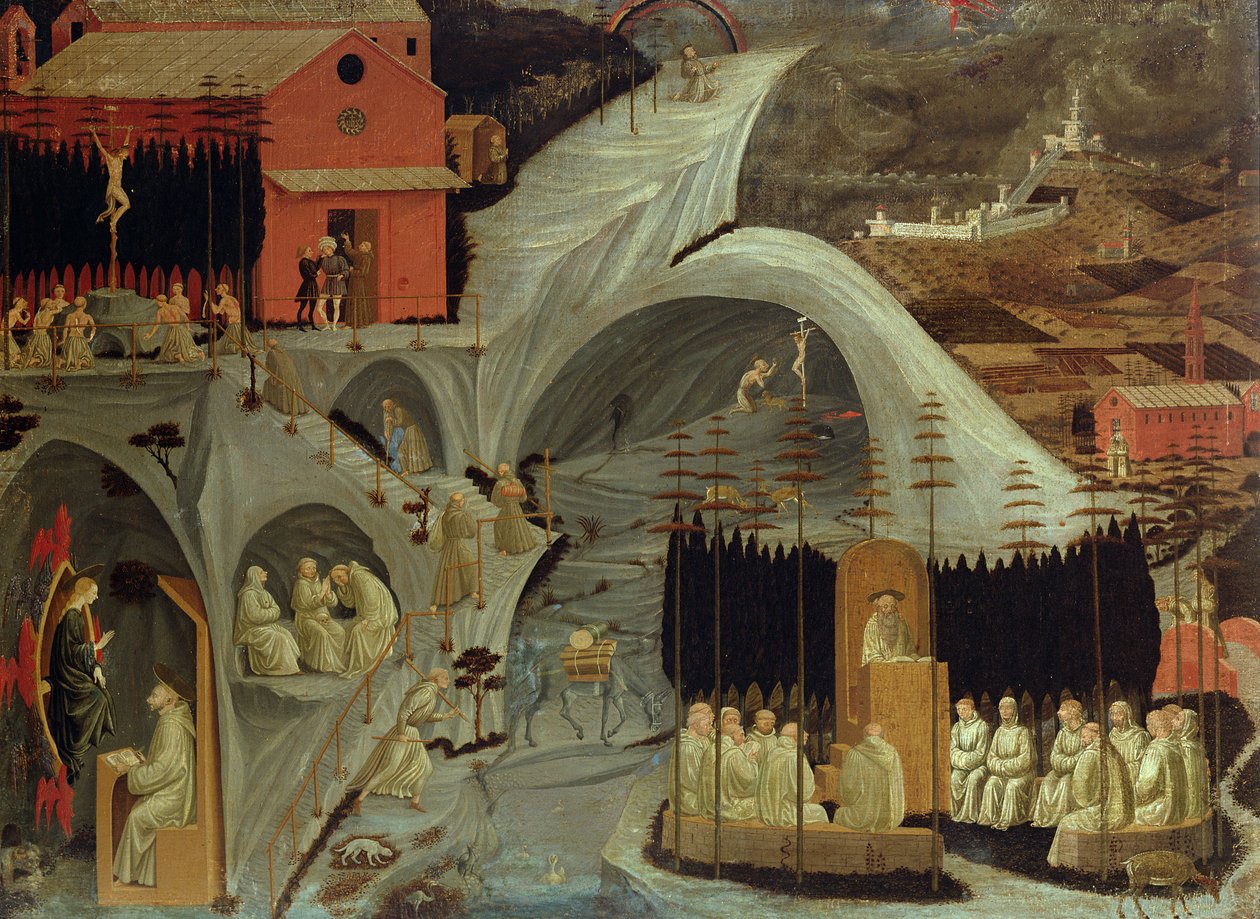 Thebaid, c.1460 de Paolo Uccello