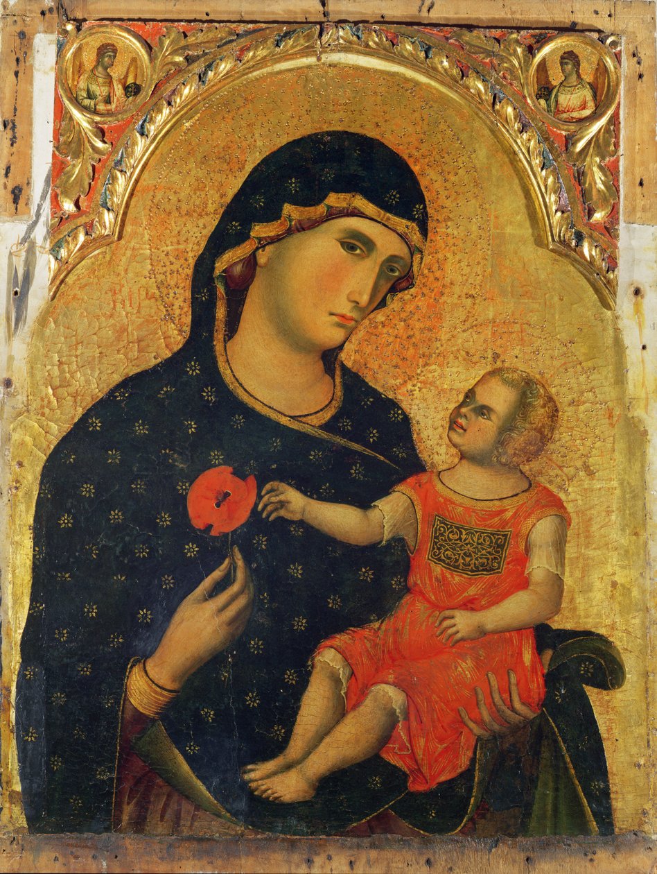 Madonna e criança (painel) de Paolo Veneziano