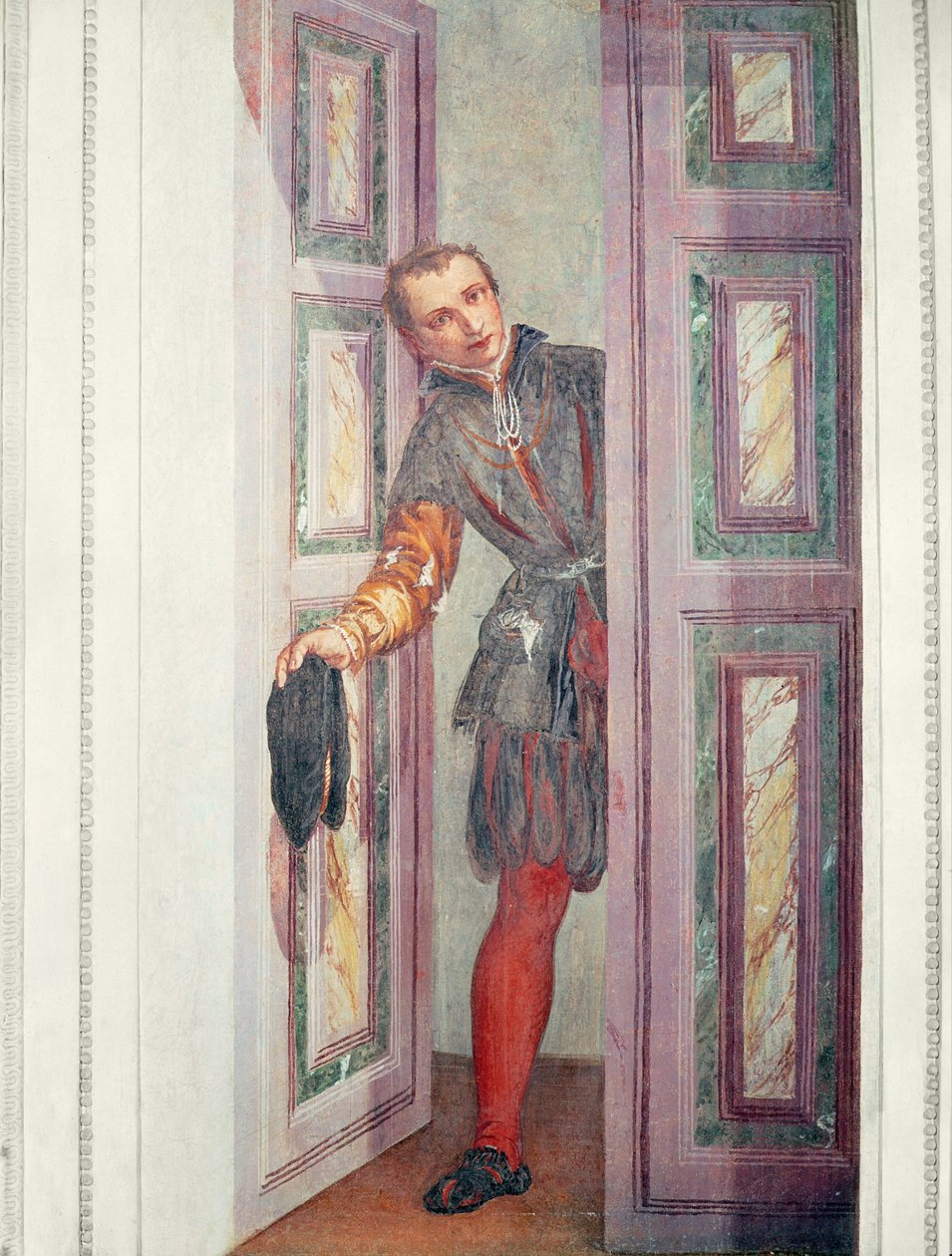 Um empregado na porta, 1562 de Paolo Veronese