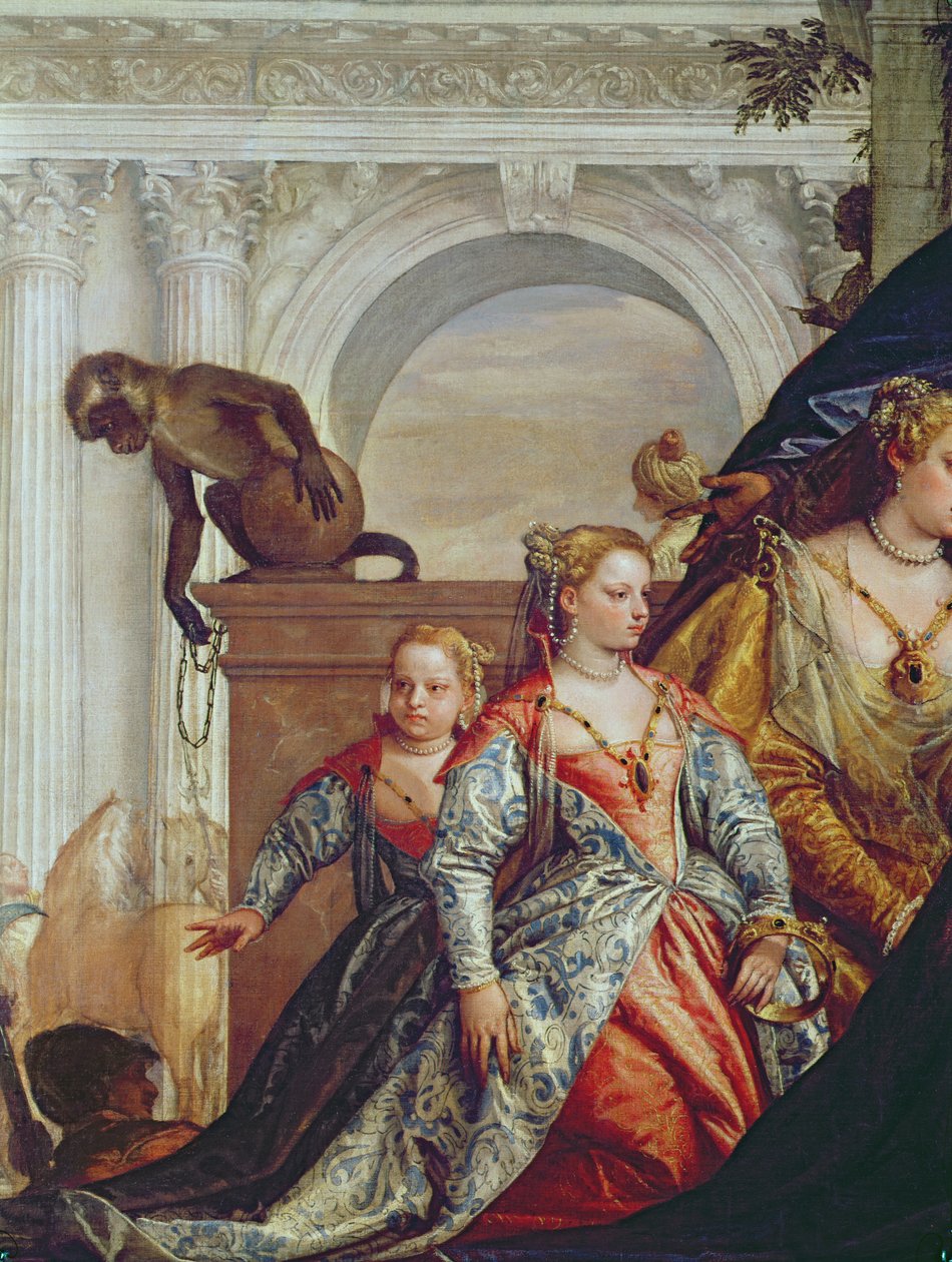 Família de Dario antes de Alexandre, o Grande (356-323 aC) (detalhe de 2915) de Paolo Veronese