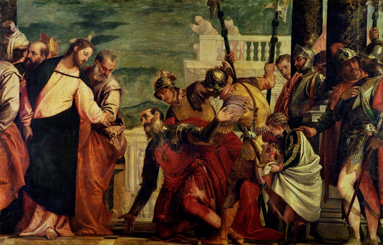 Jesus e o centurião de Paolo Veronese