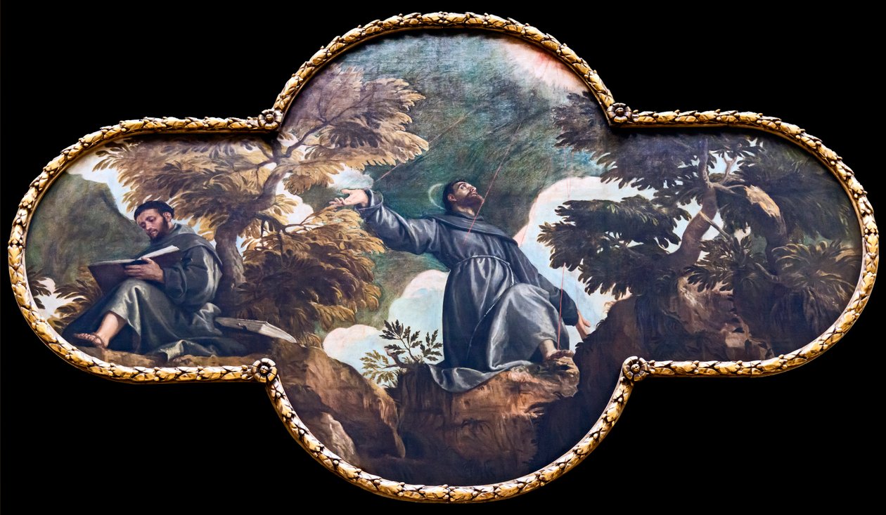 São Francisco Recebendo os Estigmas de Paolo Veronese