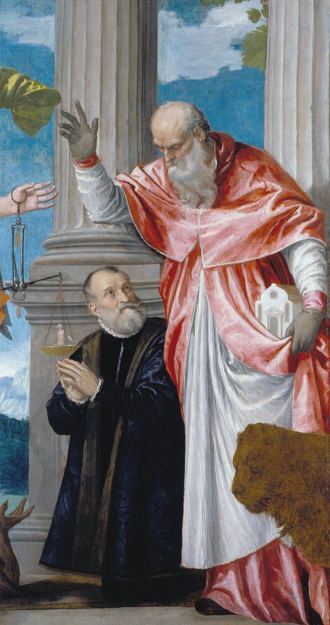 São Jerônimo e um doador de Paolo Veronese
