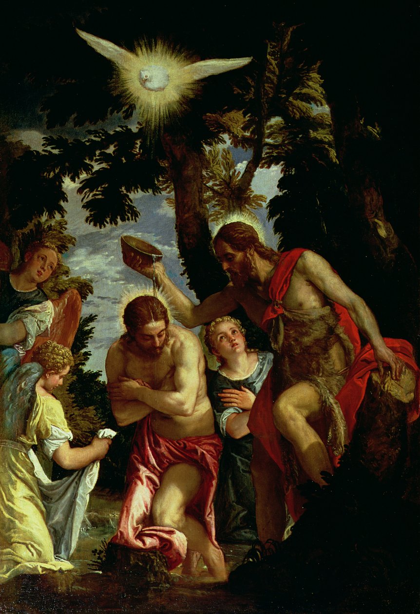 O batismo de Cristo de Paolo Veronese