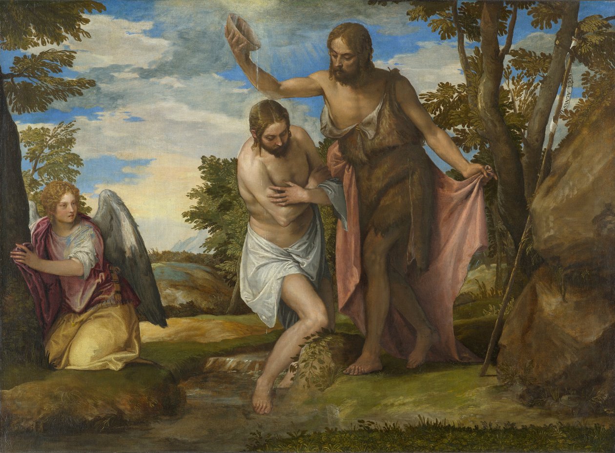 O Batismo de Cristo de Paolo Veronese