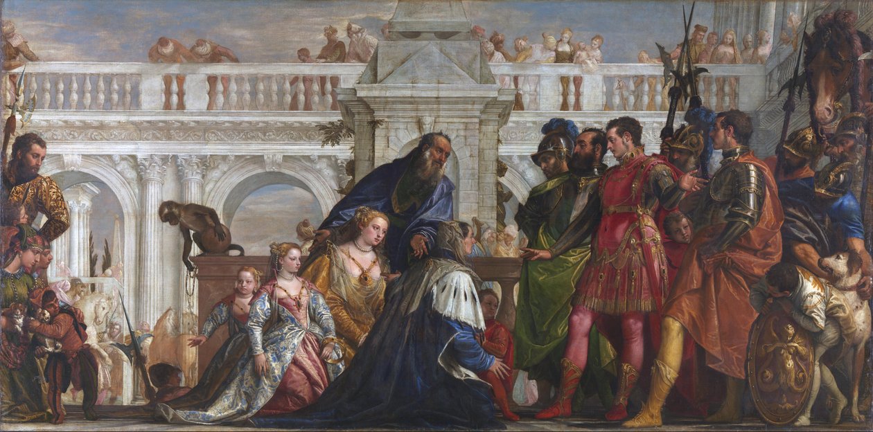 A Família de Dario antes de Alexandre, o Grande (356-323 aC), 1565-67 de Paolo Veronese